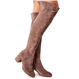 Suede brown boots Nicole 2582 Suede brown boots Nicole 2582