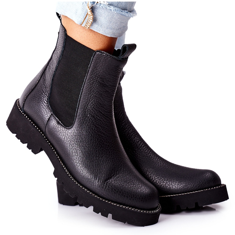 Black Chelsea Boots Black Nicole 2672