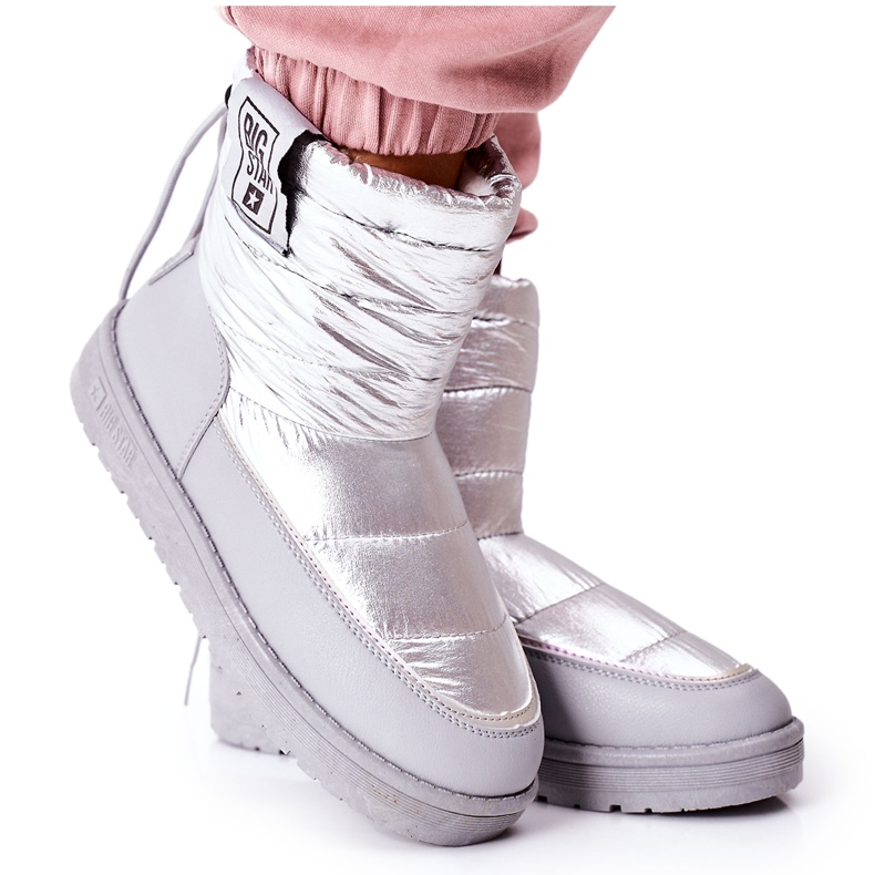 Women's snow boots Big Star II274118 Silver