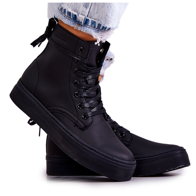 Women's High Sneakers Big Star II274096 Black