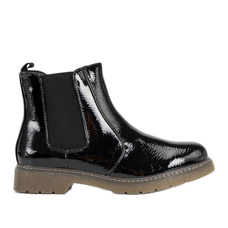 Women's black patent Losaria boots