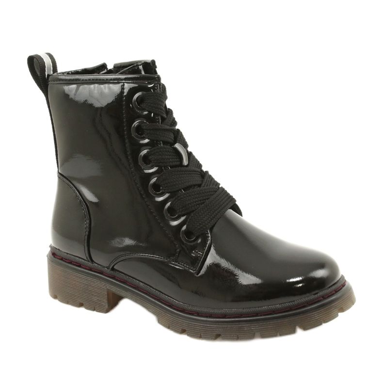 Women's classic boots varnished boots Evento 21BT35-4233 black Women's classic boots varnished boots Evento 21BT35-4233 black