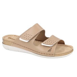 Inblu slippers women's shoes 158D171 beige