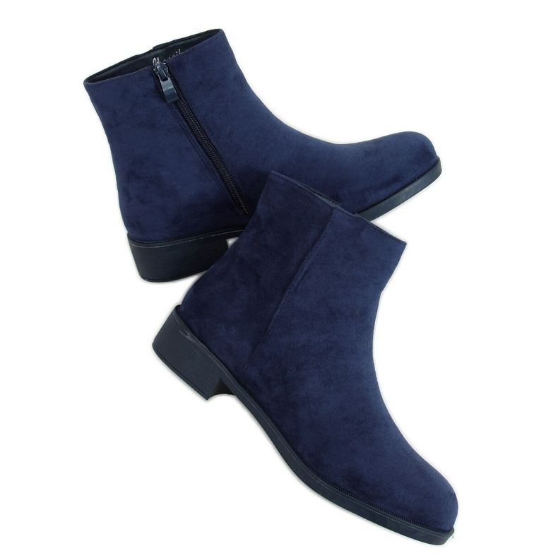 Classic women's Chelsea boots, navy blue 6215 Navy
