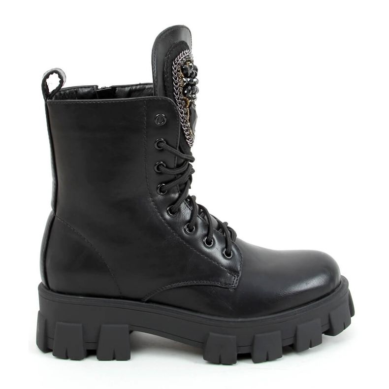 Black 8351 Black high-sole workers