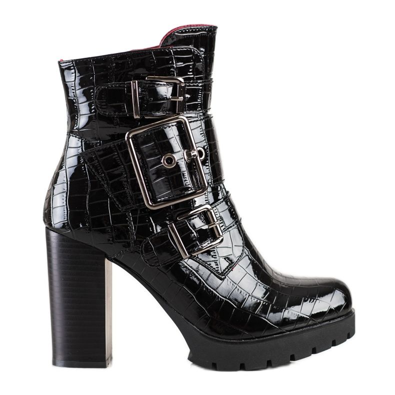 Erynn Fashion High Heel Boots black Erynn Fashion High Heel Boots black