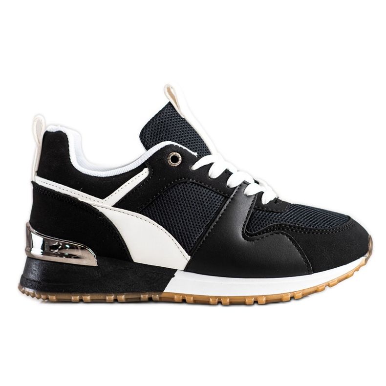 SHELOVET Black Sports Sneakers