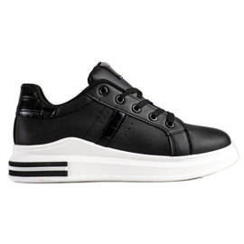 SHELOVET Casual Black Sneakers