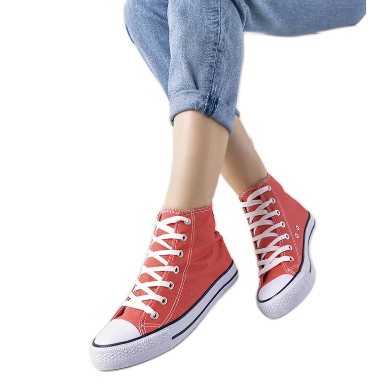 Coral Felis ankle sneakers pink