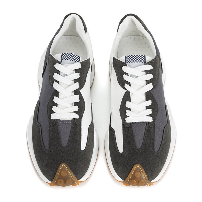 Gray sports shoes for men Pacheco sneakers grey