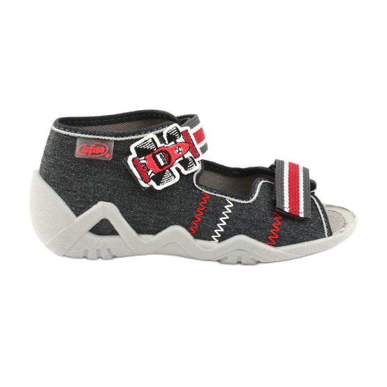 Befado children's shoes 250P087 red grey
