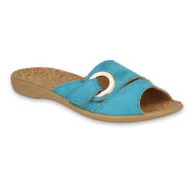 BEFADO S.A. Befado women's shoes pu 265D007 blue