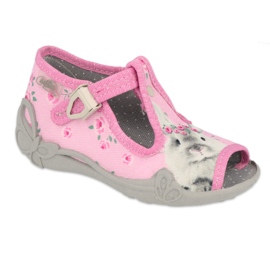 Befado children's shoes 213P130 pink grey Befado children's shoes 213P130 pink grey