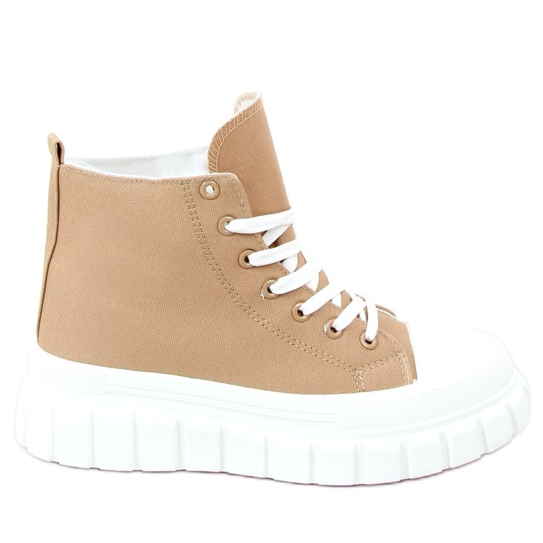 Sneakers for the ankle beige VL151P Khaki