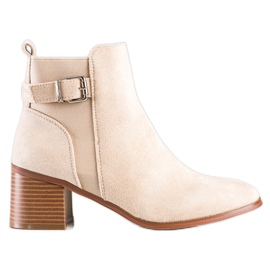 Seastar Elegant Boots With Buckle beige Seastar Elegant Boots With Buckle beige