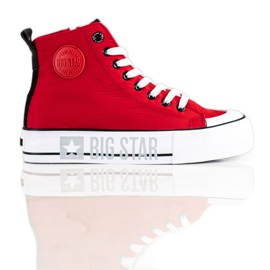 Women's Sneakers Big Star II274018 red