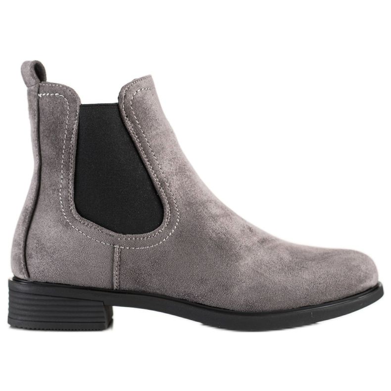 SHELOVET Stylish Chelsea boots grey
