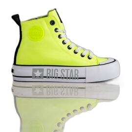 Women's Sneakers Big Star II274015 yellow Women's Sneakers Big Star II274015 yellow