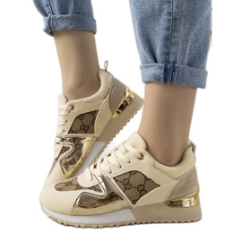 Women's beige sneakers from Jovanna