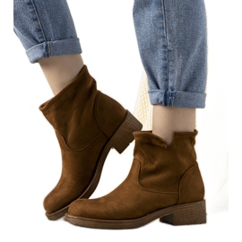 Roquelina brown women's slip-on boots Roquelina brown women's slip-on boots