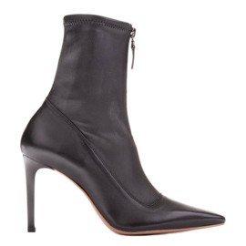 Marco Shoes Women's high heels with a flexible upper black