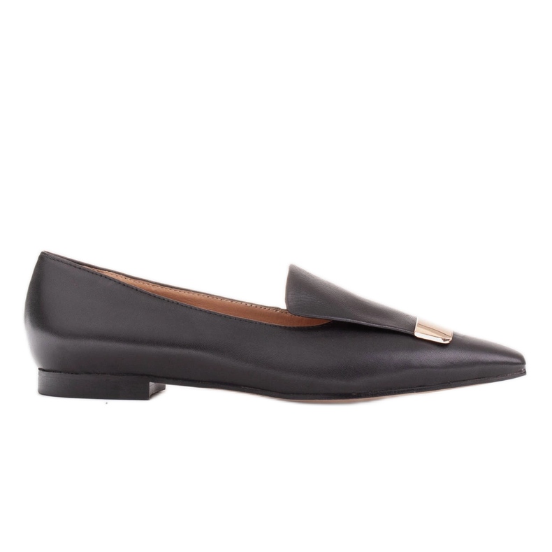 Marco Shoes Ballerinas with a decorative tongue black