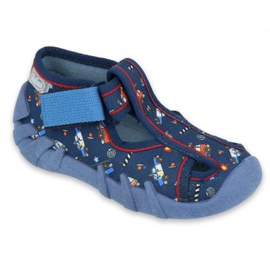Befado children's shoes 190P103 navy blue blue