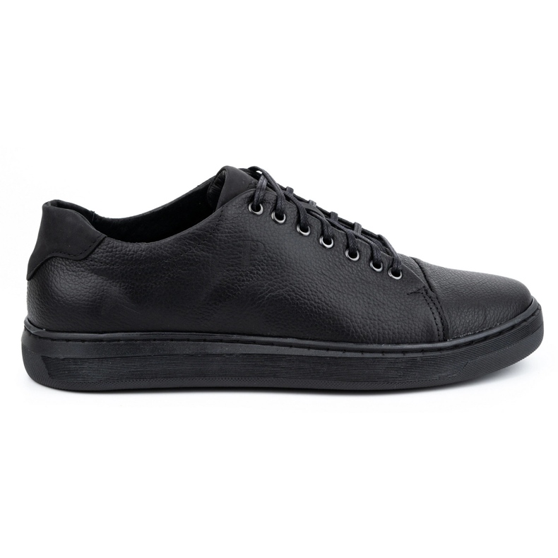 Polbut Men's leather shoes 2109 black fleece Polbut Men's leather shoes 2109 black fleece