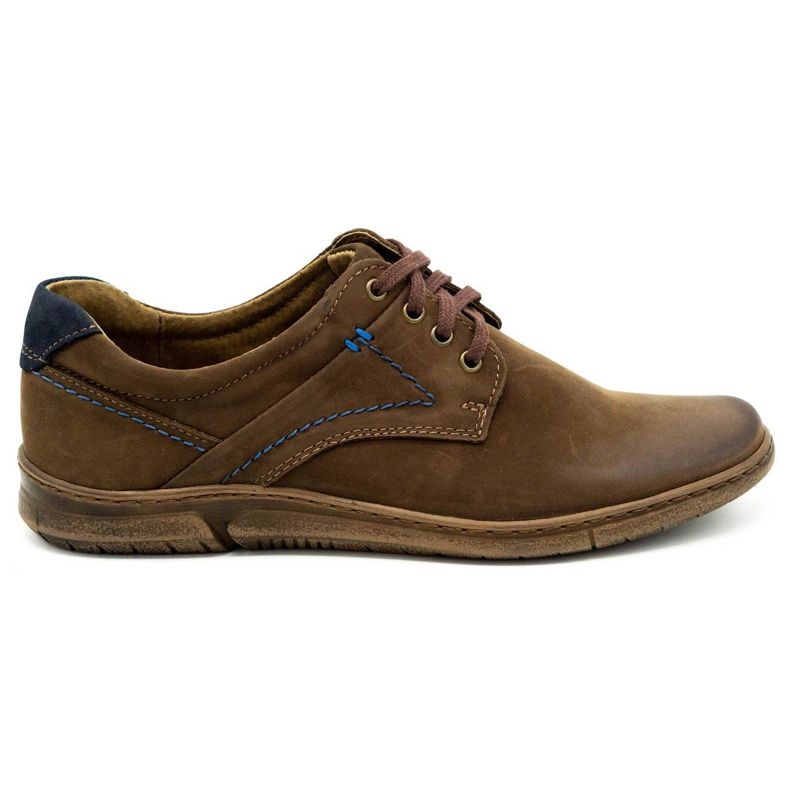 KOMODO Casual leather men's shoes 858K brown KOMODO Casual leather men's shoes 858K brown