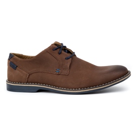 KOMODO Men's leather casual shoes 859L brown