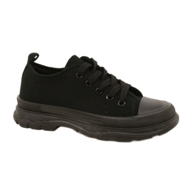 FR1 Children's Black Sneakers Travel Time ['black']