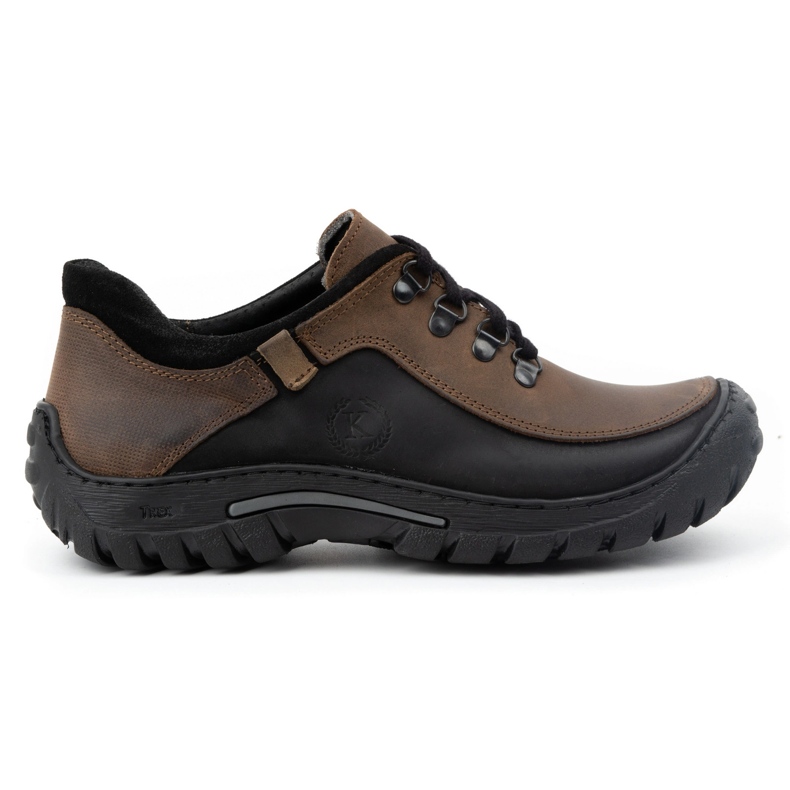 KOMODO Men's trekking shoes leather 917K brown