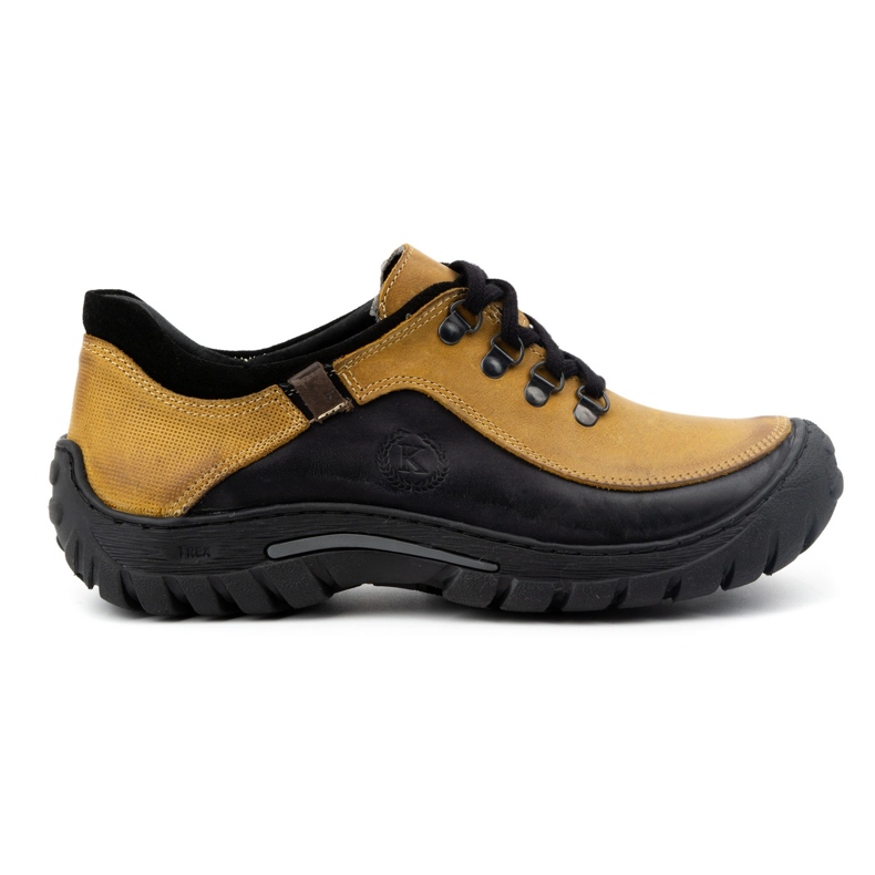 KOMODO Men's trekking shoes leather 917K yellow