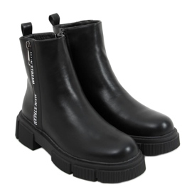 Black women's boots HB-78 Black