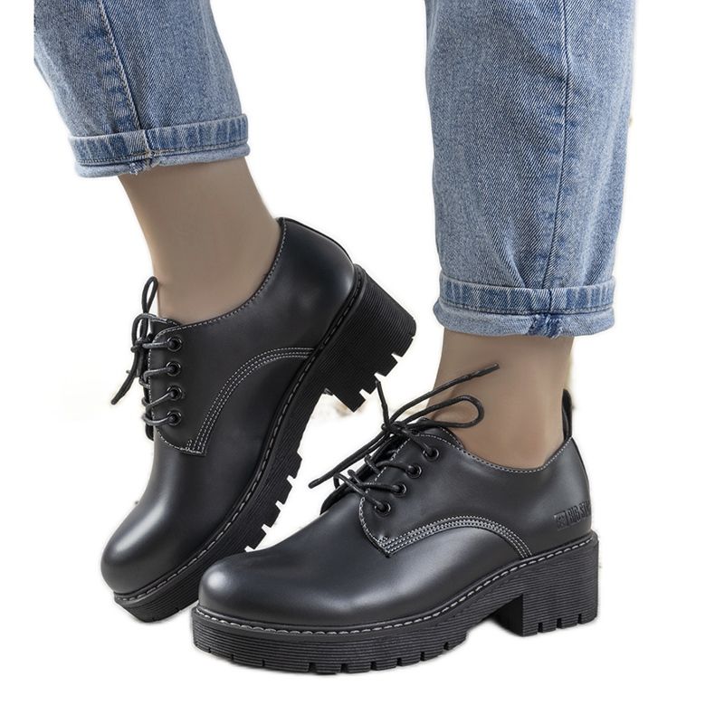 Big Star, black Methena women's shoes
