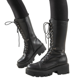 Black Big Star women's boots from Cotuand