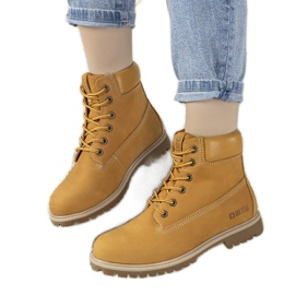 Big Star Amitee camel women's hiking boots brown Big Star Amitee camel women's hiking boots brown