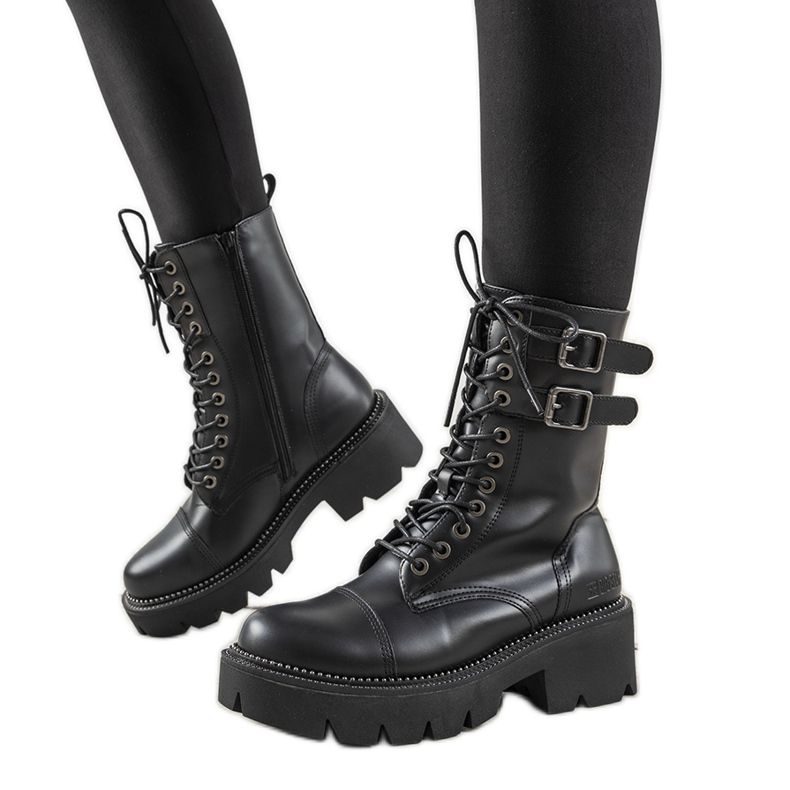 Big Star Black High Star women's Quesada boots Big Star Black High Star women's Quesada boots