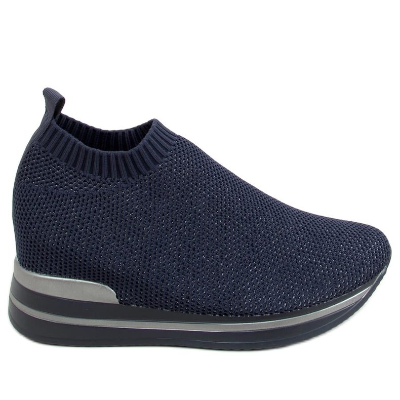 Navy blue sports shoes on a wedge RQ316 Blue Navy blue sports shoes on a wedge RQ316 Blue