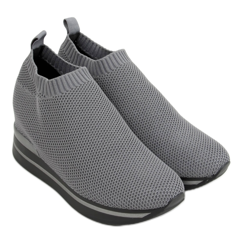 Gray RQ316 Gray wedge sport shoes grey