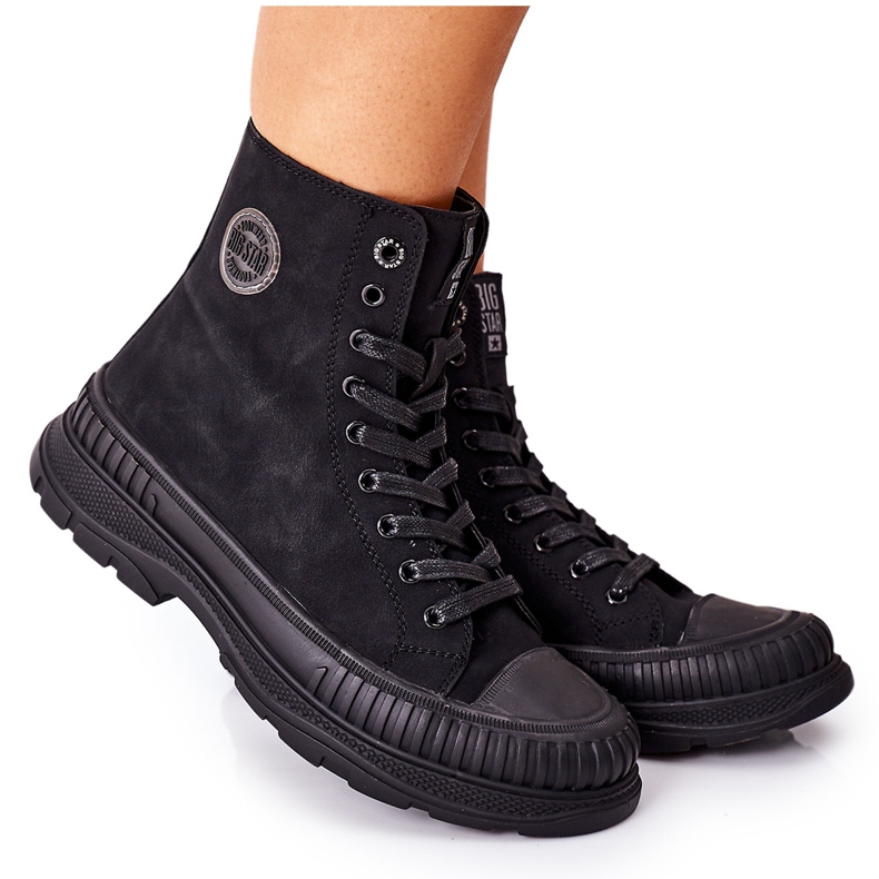 Women's Hiking Boots Big Star II274351 Black Women's Hiking Boots Big Star II274351 Black