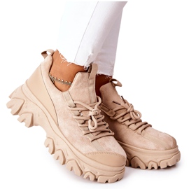 PS1 Women's Sport Shoes Sneakers Beige Miles PS1 Women's Sport Shoes Sneakers Beige Miles
