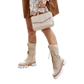 PS1 Women's High Boots Boots Beige Villes