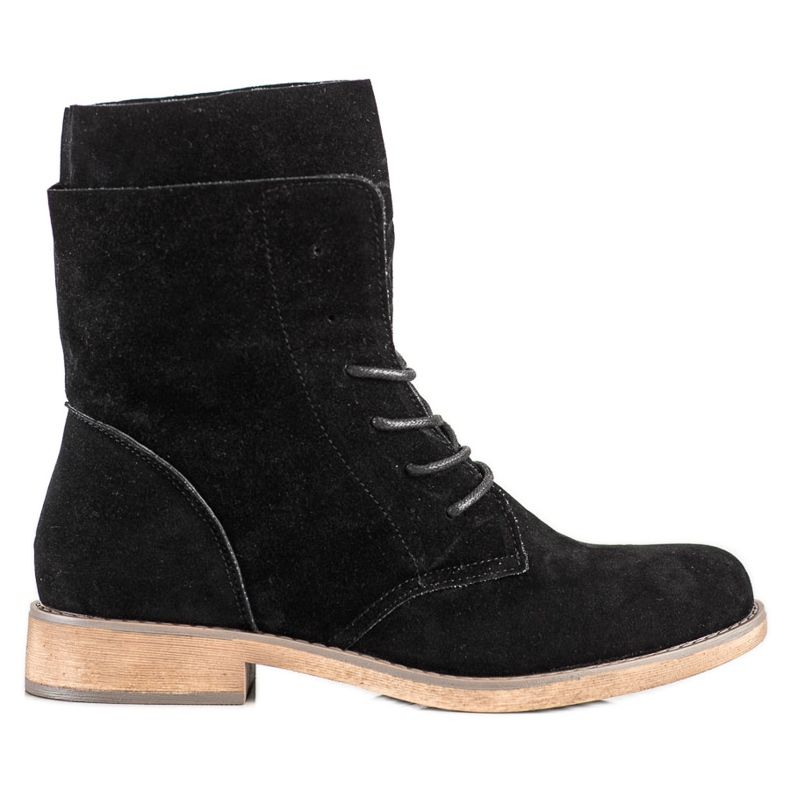 Seastar High suede ankle boots black
