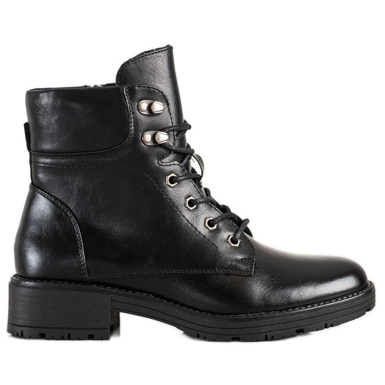 VINCEZA lace-up boots black VINCEZA lace-up boots black