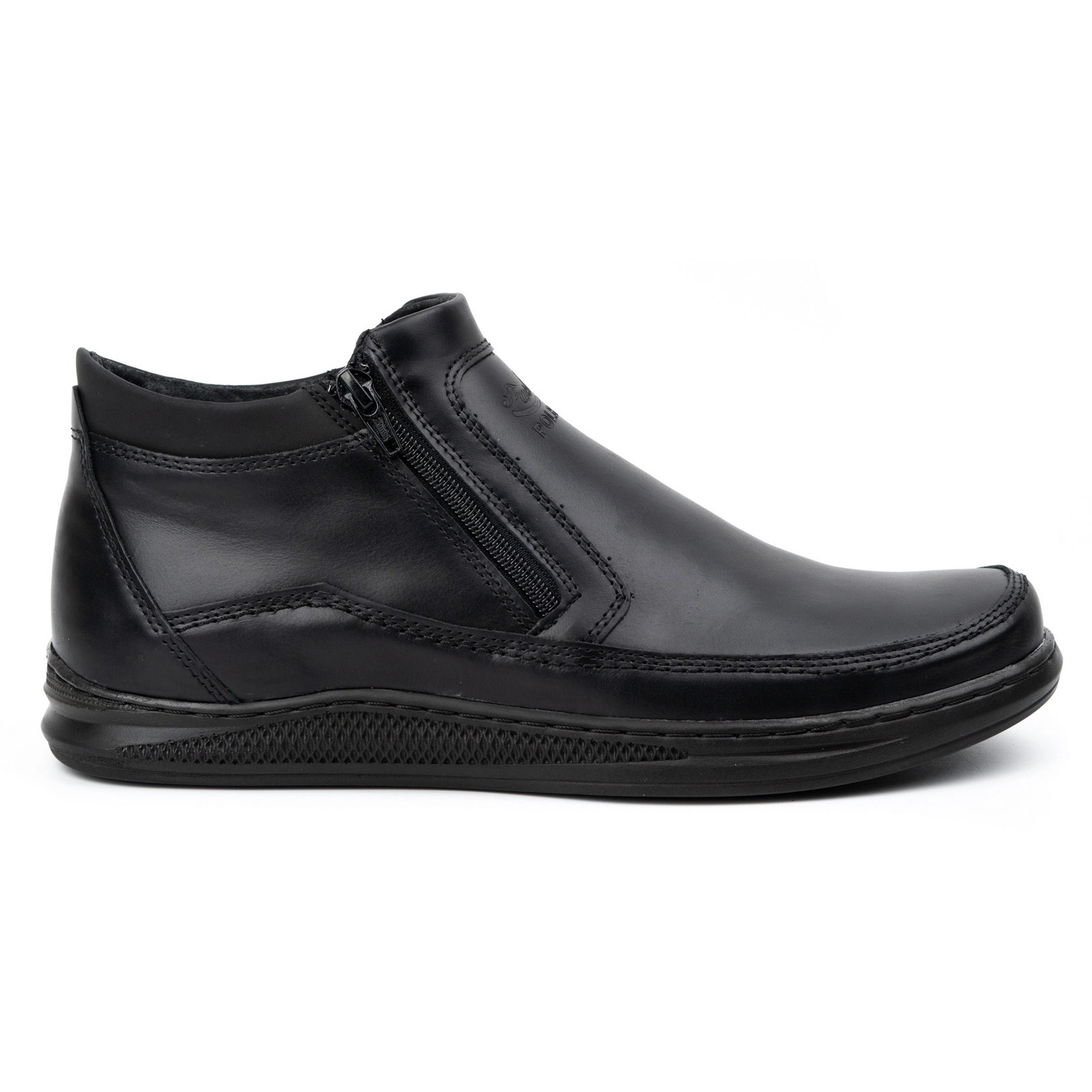 Mens winter dress boots 2025 black