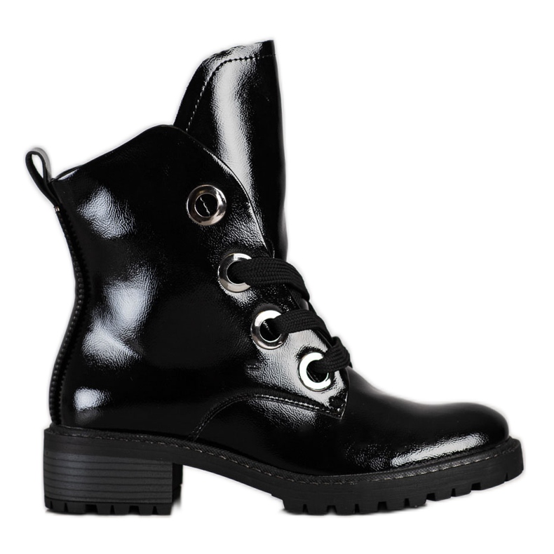 VINCEZA lace-up boots black