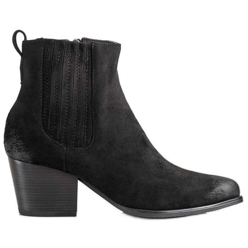 VINCEZA Black Casual Boots VINCEZA Black Casual Boots