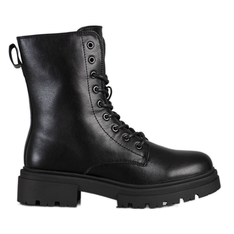 Evento Warm boots with eco leather black