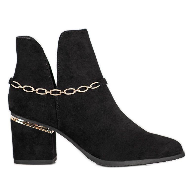 Seastar Elegant Boots With A Chain black